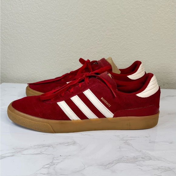 adidas Other - adidas Busenitz Skate Sneaker Suede Vulc Red Gum Size 12 Dennis Busenitz Shoe